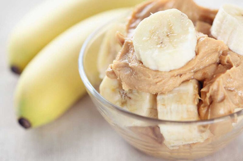 Banana ice cream with carob