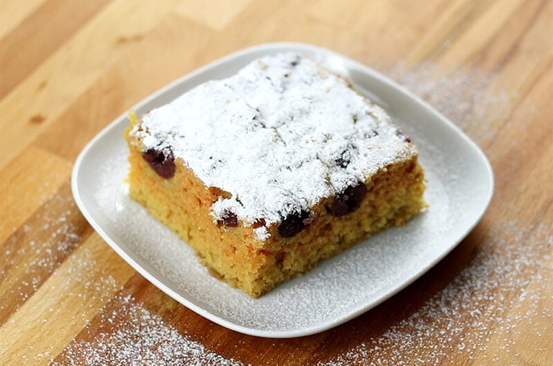 Sour cherry shortcake