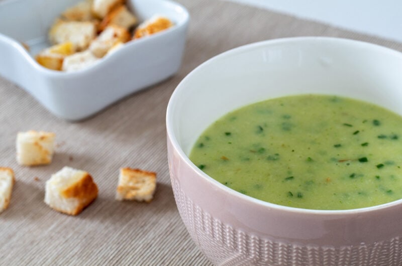 Broccoli and cauliflower soup