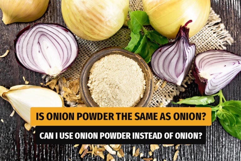 Is onion powder the same as onion?